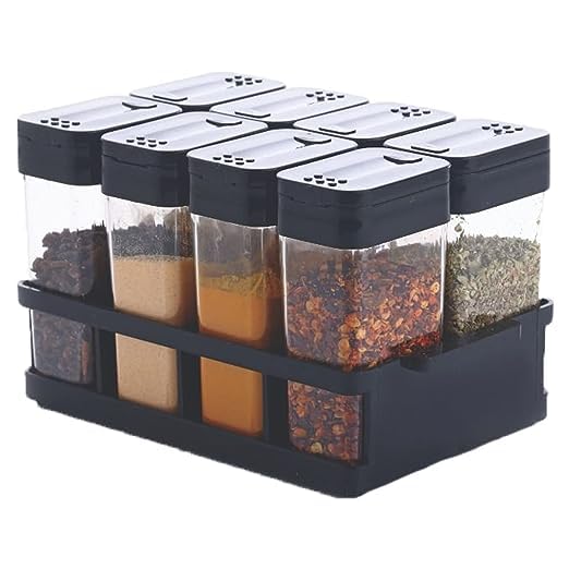Air Tight Masala Storage Box (1 SET- 8 JARS)