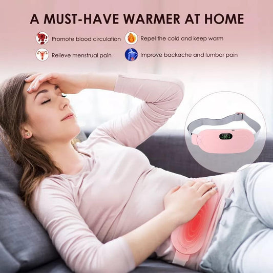 Portable Cordless Menstrual Cramp Relief Massager With 3 Heat Modes By The Home Life