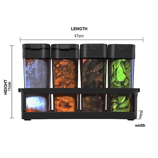 Air Tight Masala Storage Box (1 SET- 8 JARS)