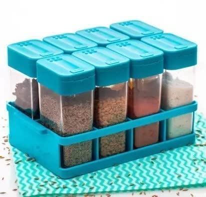 Air Tight Masala Storage Box (1 SET- 8 JARS)