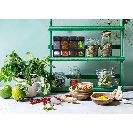 Air Tight Masala Storage Box (1 SET- 8 JARS)