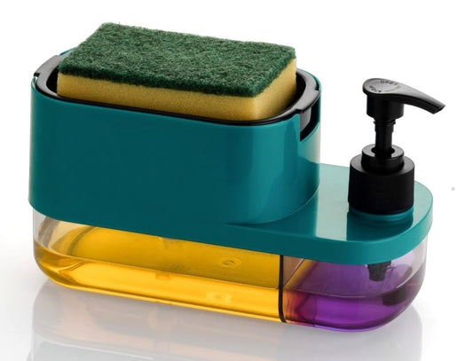 3-In-1 Soap Dispenser With Sponge Holder