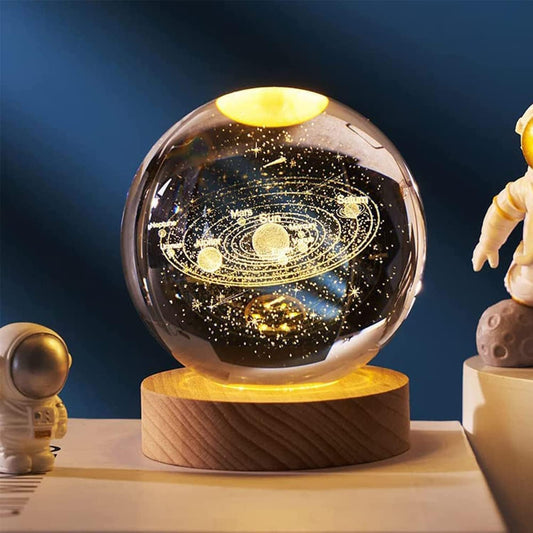 The Home Life 3D Crystal Ball Night Lamp Top Notch Quality