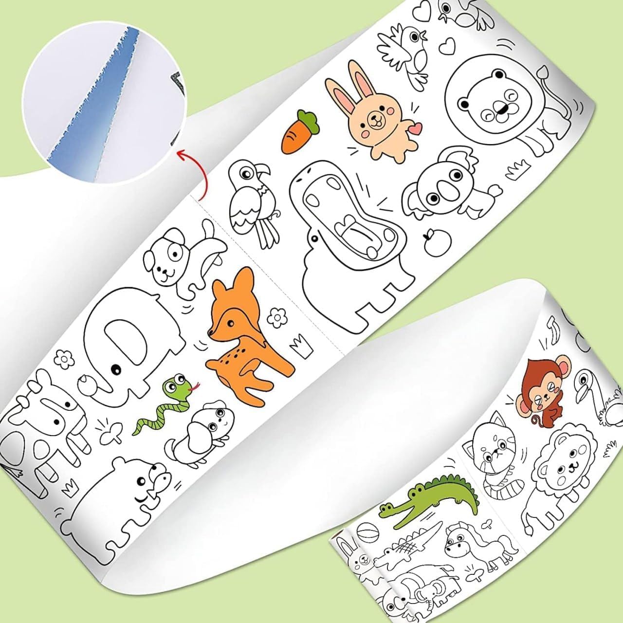 Drawing Paper Roll for Kids 30 X 300 Cm Large Coloring Poster for Toddler Children's