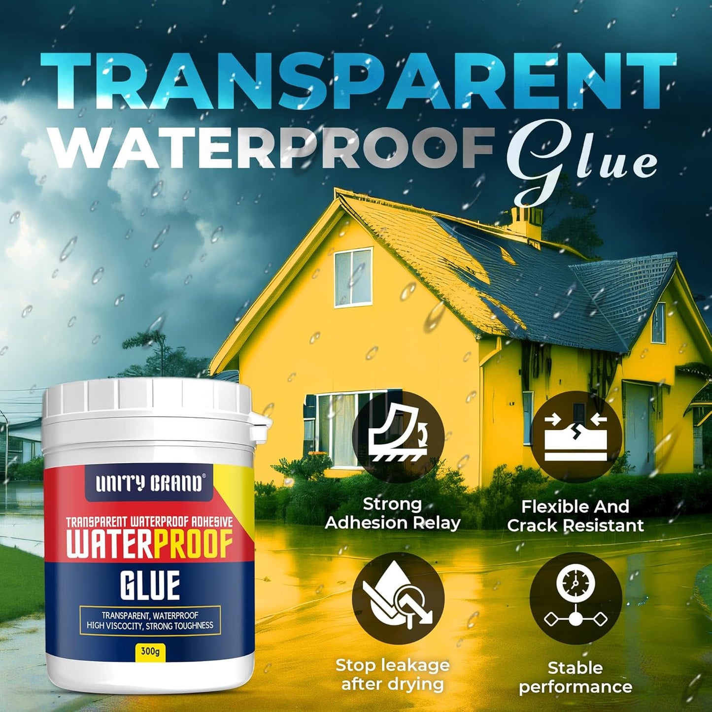 Transparent Waterproof Agent – All-Purpose Waterproofing Sealant - Buy 1 Get 1 FREE