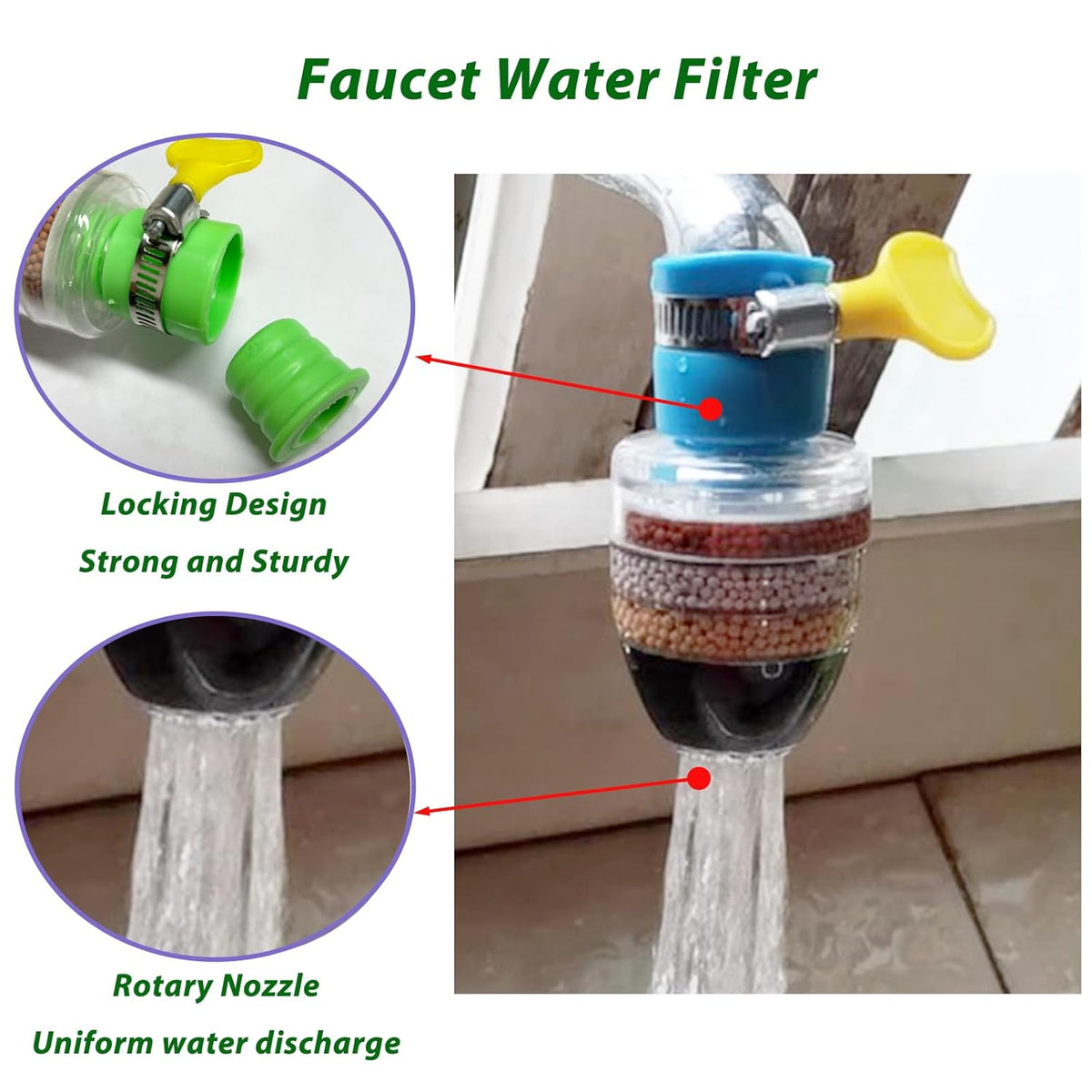 HomeLife™ - Activated Charcoal Water Faucet Filter 💧✨ (Buy 1 Get 1 Free🔥🔥)